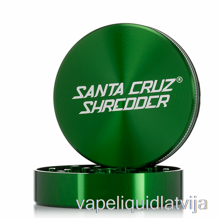 Santa Cruz Smalcinātājs 2,75 Collu Liels 2-daļīgs Dzirnaviņas Zaļš (70mm) Vape šķidrums